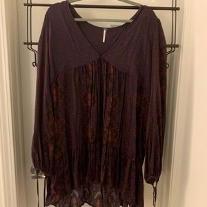 Free people size large purple dress/tunic